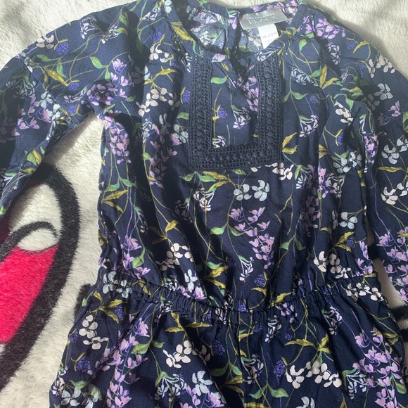 Long Sleeve Children’s Place Floral Romper - Picture 2 of 3